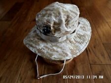 MARINE CORPS STYLE DIGITAL DESERT CAMOUFLAGE BOONIE HAT X- LARGE 7 3/4 WITH EGA  picture