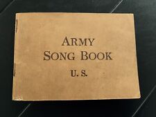 ANTIQUE ARMY SONG BOOK U.S. ISSUED BY WAR DEPARTMENT WASHINGTON 1918 picture