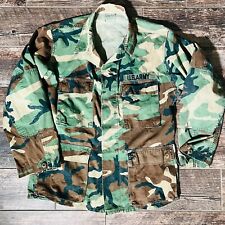 Vintage US Army Military Woodland Camo Field Jacket Small Regular picture