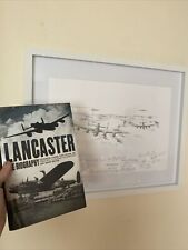 “Lancaster The Biography” Signed 21 WW2 RAF Bomber Command Vets & BOOK picture