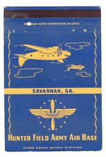 Matchbook: Army Air Base - Hunter Field, Savannah, Georgia  picture