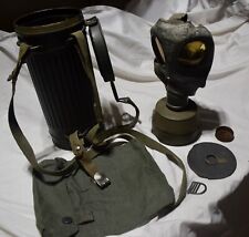 WWII German Gas Mask with canister and bag DAGSA picture