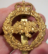 WW2 BRITISH ARMY CAP BADGE 2ND DRAGOON GUARDS QUEEN'S BAYS REGIMENT JR GAUNT picture