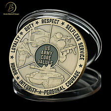 US Army Core Values Challenge Coin picture