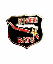 US Navy RIVER RATS Vietnam 1” Pin Lapel NEW  picture