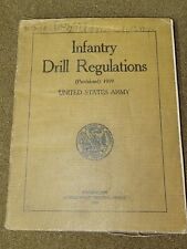 US Army Infantry Drill Regulations Book Dated 1919 picture