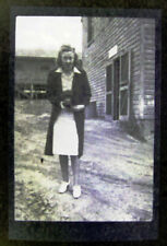 1940s Vintage Photo Negative US Army Red Cross Hospital Nurse Brownie Camera L  picture