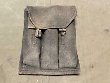 WWII SOVIET RUSSIA 7.62 3 CELL STICK MAGAZINE SPARE AMMO CARRY POUCH picture