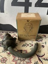 Rare WW2 US A-14 Oxygen Mask Medium MFG Ohio Chemical Dated 1944 Army Navy Box picture