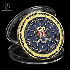 Department of Justice DOJ Gold Federal Bureau of Investigation FBI Challenge Coi picture
