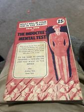 Get The Job You Want In The Army Pass High On The Inductees Mental Test 1942 picture