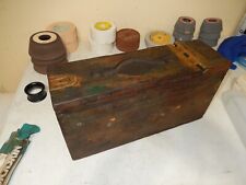 WW1 Wooden Amunition Box With Original Brass Hardware picture