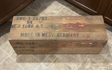 Vintage Military Crate Wooden AMC-T-85/93 picture
