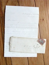 14TH NEW HAMPSHIRE CIVIL WAR  SOLDIER LETTER FROM COUSIN 1862 picture