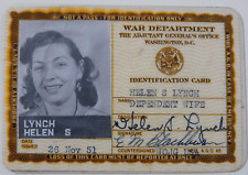ID CARD-WAR DEPARTMENT ADJUTANT GENERAL'S OFFICE-WASHINGTON, D.C. 1951 picture