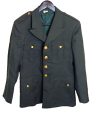 US Military Army Green Coat 37S Wool Blazer Jacket Uniform Men's picture