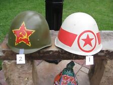 SOVIET RUSSIAN PARADE HELMETS (LOT OF 4) picture