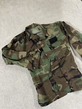 BDU Shirt/Coat Medium Regular Hot Weather Ripstop Woodland Camo USGI Army picture