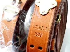 WWI 1917 or 1918 date brass-fitted leather M1907 sling, choose date, mfg. mark picture