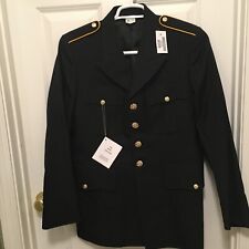 US Army Men’s Military Service Dress Blue Uniform Jacket Coat Size 38R picture