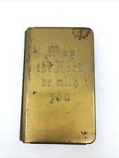 WW2 Heart Shield Bible Catholic Prayer Book Epistles Gospels Metal Bulletproof picture