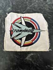 Tornado FIGHTER Jet SQUADRON PATCH 80s Sew On Used Uniform 4.5” Rare Vtg picture