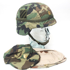 1990s PASGT helmet medium 3rd Infantry USGI w/ desert cover patrol cap GWOT LBT picture