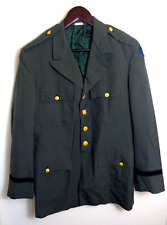 US Military Army Green Coat Men's Sz 39R Poly/Wool Blazer Jacket Uniform picture