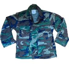 US Army BDU Shirt Top Woodland Camo MEDIUM X-SHORT Coat Combat Cold Weather Jack picture
