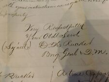 225 1865 Letter sgd Col James GC Lee to Gen Meigs Ref.INVOICE Civil War picture