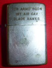 BLACK HAWKS - Lighter - 7th / 1st Air Cavalry - Helicopter  - Vietnam War - R.62 picture