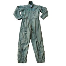 US Military Coveralls Flyers Men Summer 44L Sage Green Fire Flight Suit Army picture