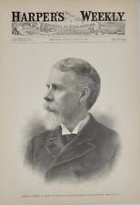 General Russell A Alger of Michigan 1888 vintage print picture