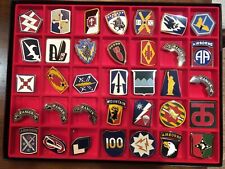 US Army Combat Service Identification Badge Lot Of 379 ALL DIFFERENT picture
