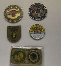 6 RARE CHALLENGE COIN LOT picture