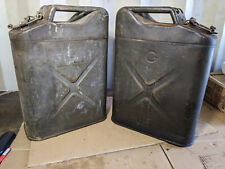 Vintage US Military Jerry Cans (Pair of 2) picture