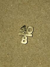WWII 40 and 8 Garrison Cap Pin picture