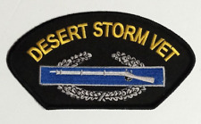 Desert Storm Veteran Military Laurels Rifle Musket Embroidered 5.25