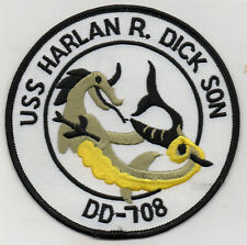 USS Harlan R. Dick son DD 708 Jacket Patch U S Navy picture