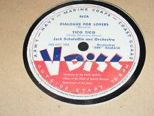 JACK SCHAINDLIN & Orchest 78 rpm V DISC WW II #862 DIALOGUE FOR LOVERS Tico Tico picture