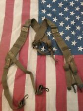 WW2 Era M-1945 Combat Field Pack Suspenders Genuine USGI Surplus Excellent... picture