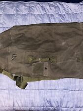 Vintage Military Duffel Bag, Vietnam O.D.7 Type II W/2 Shoulder Straps picture