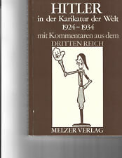 Rare book with cartoons / caricatures on Hitler before he took office picture