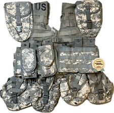 MOLLE II US Army Fighting Load Carrier Vest Light Infantry Kit 21 Pieces, ACU picture