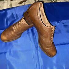 WW2 WAAC US Army Military Nurse Woman's Brown Shoes REDWINGS 9 1/2 B Date 1943 picture