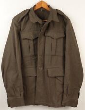 Rare WW2 Australian Army EM-NCO Field Service Dress Khaki Wool Tunic 1943 picture