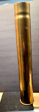 VINTAGE WORLD WAR ONE (TRENCH ART) 23 IN. BRASS SHELL-INSCRIBED picture