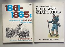 Civil War Told With Pictures 1964 & CW Small Arms 1990 2 VTG PB books GC picture