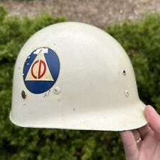 ORIGINAL WWII WW2 US M1 Civil Defense Helmet Liner By Westinghouse picture