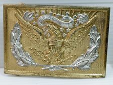 US Army Officer’s Brass Buckle Indian Wars Through Spanish American War picture